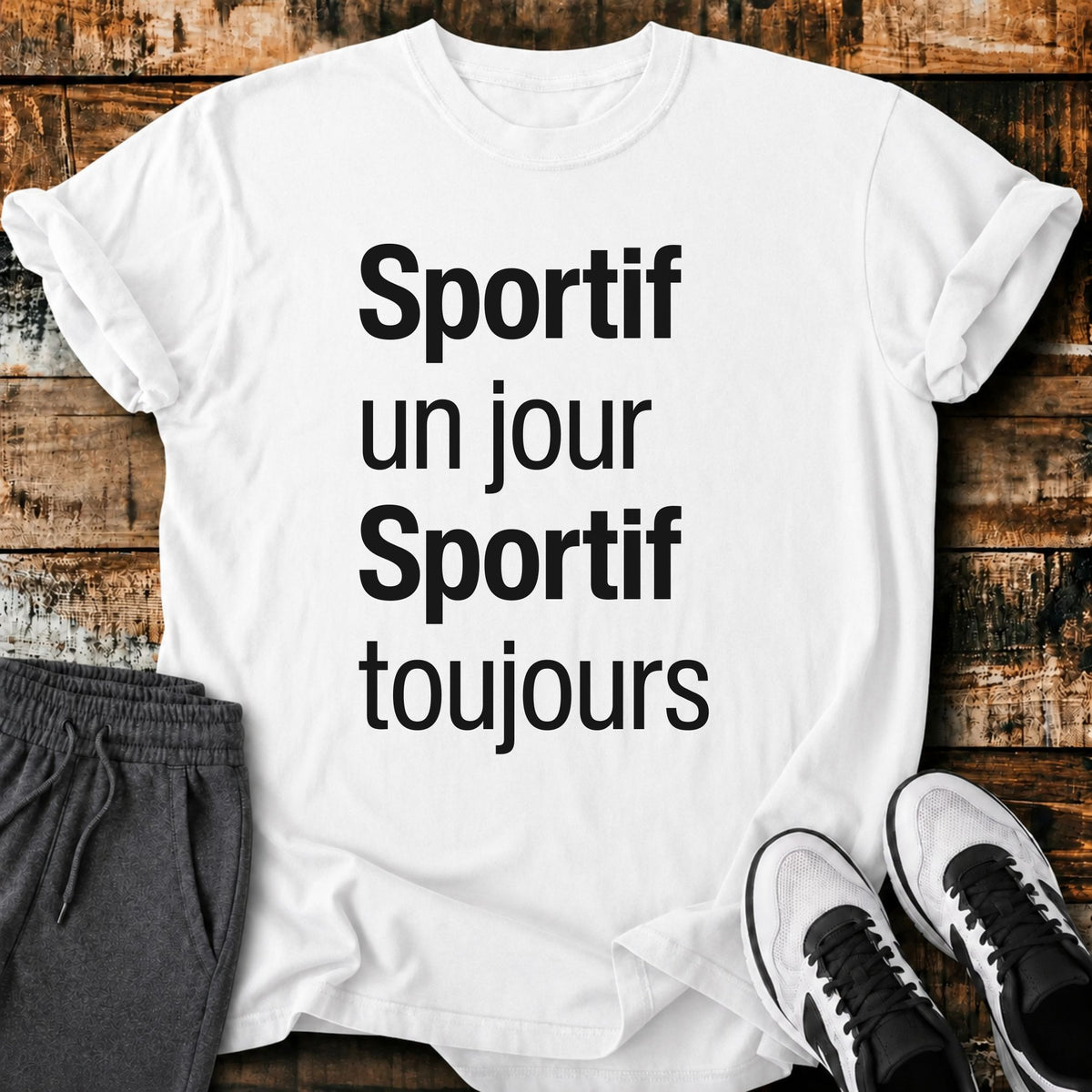 Sportif Un Jour Sportif Toujours T-Shirt