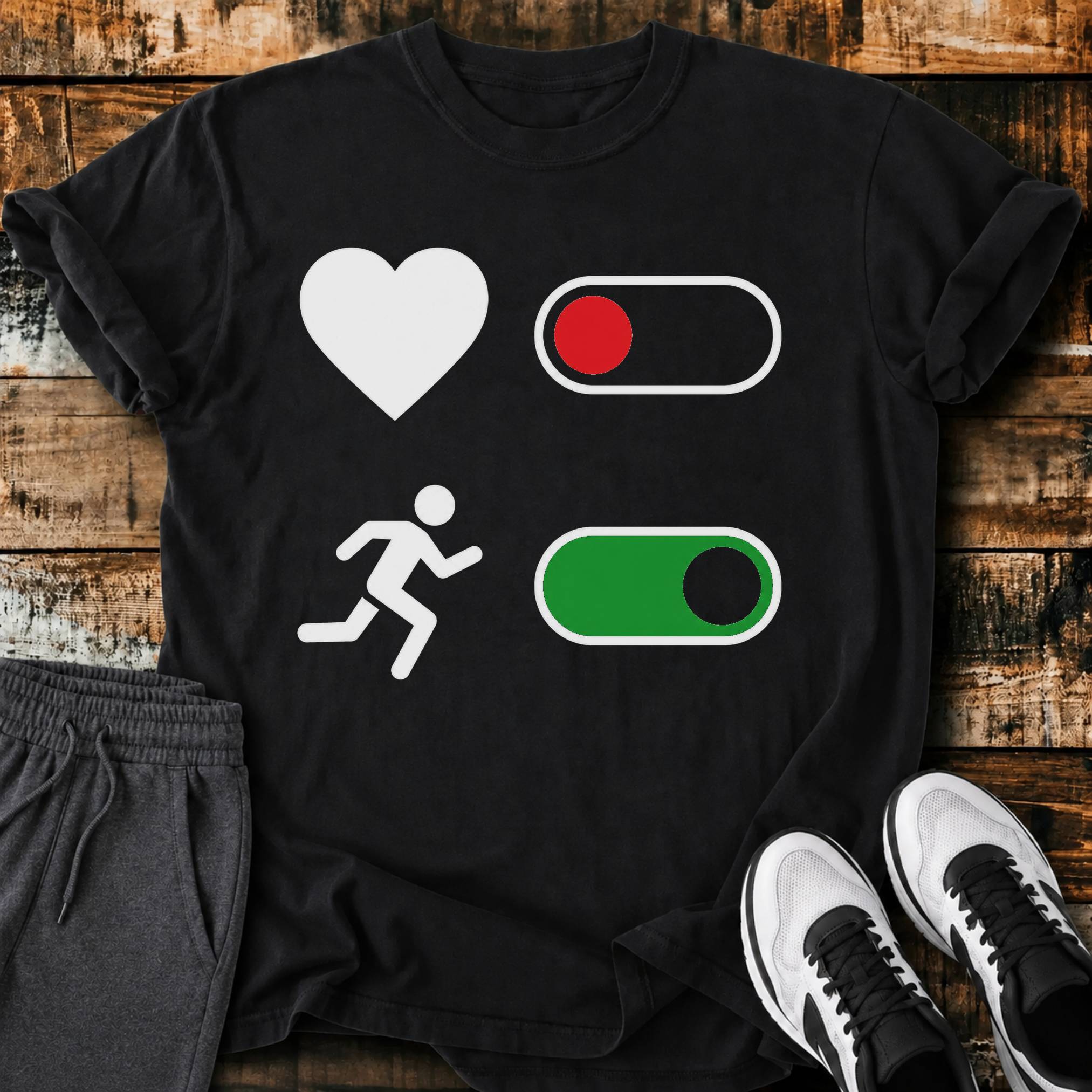 Coeur OFF Running ON T-Shirt