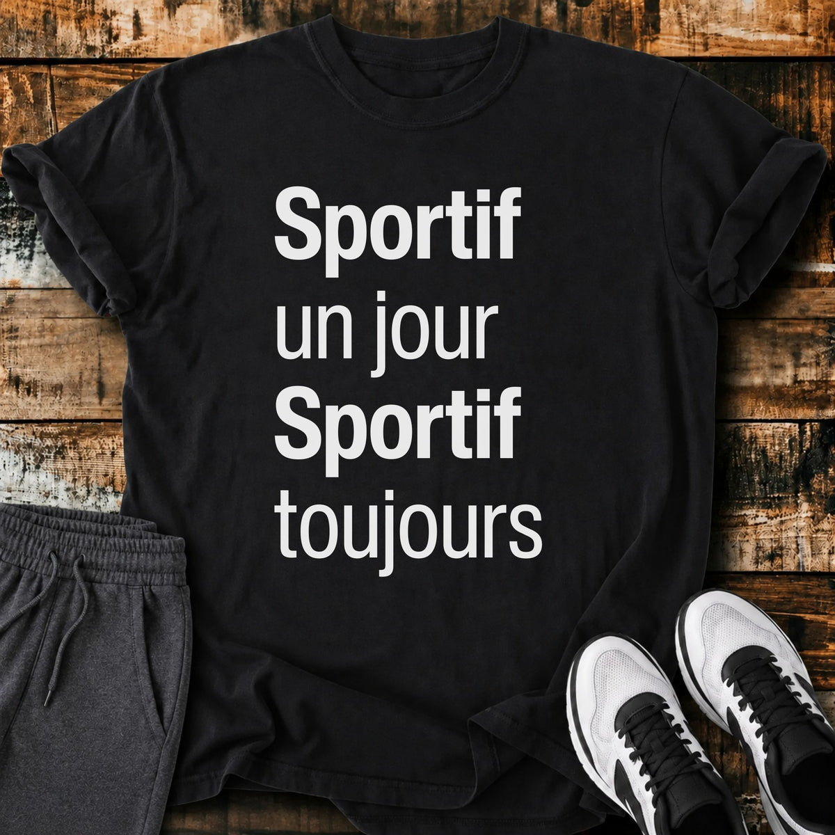 Sportif Un Jour Sportif Toujours T-Shirt